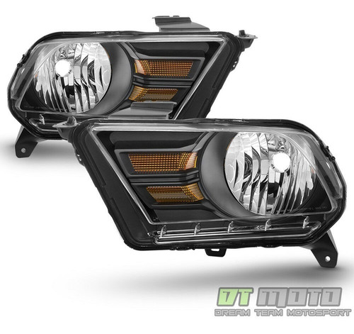 Par Faros Ford Mustang 2010 2011 2012 2013 2014  Foto 2