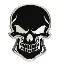 Emblema Caveira Cranio Adesivo Decorativo Moto Harley Suzuki