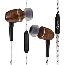 Onyx Elo Premium Genuine Wood Inear Auriculares Aislantes De