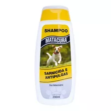 Shampoo Antipulga Matacura Sarnicida P/cães Eficaz Seguro