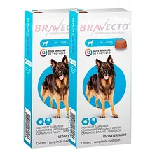 Bravecto Antipulga Carrapato Combo 2un Cães De 20a40kg