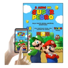 Convite Digital - Super Mário Bros Para Whatsapp