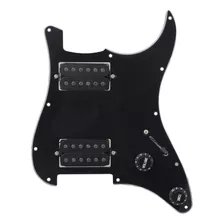 Golpeador Cargado Hh Negro Doble Humbuckers Guitarra El...