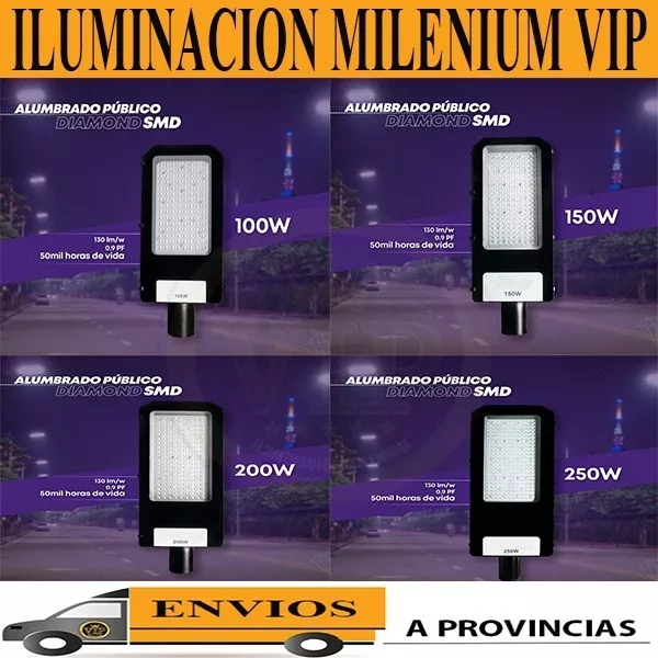 Lámpara Led 100w 150w 200w 250w 110/220v Alumbrado P Garanti