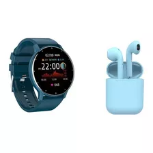 Reloj Inteligente Smartwatch Zl02+i12 Audífonos Inalámbricos