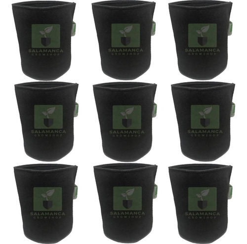 Combo 10 Macetas De Tela Geotextil 30 Litros/ Salamanca Grow