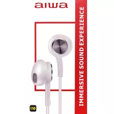 Audífonos In Ear Aiwa I10w Blanco