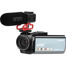 Ordro Ax10 Videocámara 4k 30 Fps Ultra Hd Con Cámara De Visi