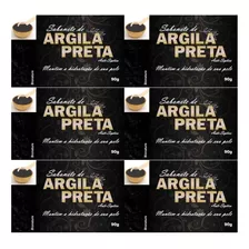 Kit 6 Bionature - Sabonete De Argila Preta 90g