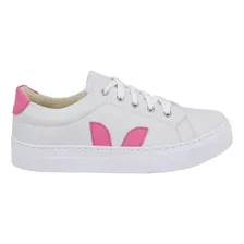 Tenis Feminino Casual Branco Leve Confortável