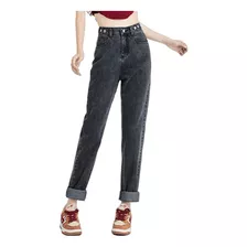 Jeans Mujer Pantalón Cómodo Denim Casual Mezclilla Dama