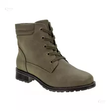 Bota Coturno Amarrar Feminina Cano Curto - Mooncity 72122