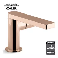 Misturador Monocomando Rose Gold Lavatório Composed Kohler Acabamento Cromado