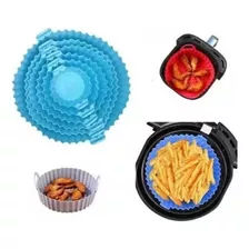 Set X6 Bandejas De Silicona Para Airfryer Freidora Protector