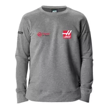 Buzo Cuello Redondo F1 Haas 2018 - 100% Algodón - Xxl