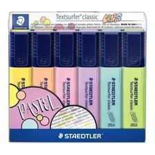 Pincel Marca Texto Textsurfer Estojo C/ 6 Cores - Staedtler 