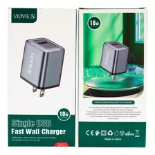 Cargador Carga Rápida 18w Vidvie