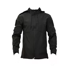 Campera Softshell Táctica Negra Impermeable C/polar Alcatraz