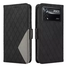 Funda De Piel Con Tapa Magnética Cards Solt Para Xiaomi Redm