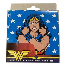Wonder Woman - Posa Vaso - 4 Unidades - Vais Color Multicolor