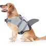Primera imagen para búsqueda de chaleco salvavidas flotadores para perros aleta tiburon