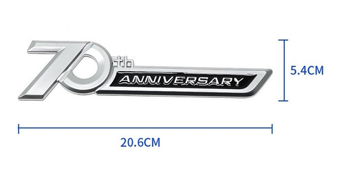 Emblema Logo 70 Aniversary Toyota Prado Sahara Land Cruiser Foto 2