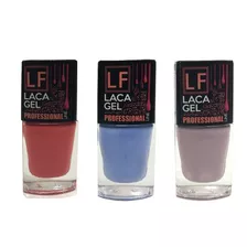 Esmalte Color Laca Gel Lf Manos Uñas X 3 Manicura