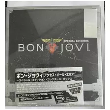 Bon Jovi Box Japan 11 Cds + 1 Dvd Coleção Raro Novo Lacrado
