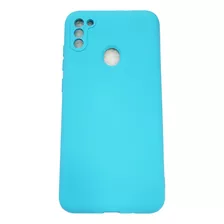 Capa Capinha Aveludada + Película Vidro 3d Para Galaxy A11