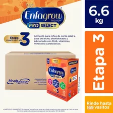 Fórmula Infantil Enfagrow Pro Select Etapa 3 Pack 6.6 Kg