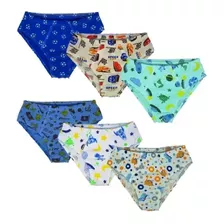 Kit 03 Cuecas Infantil Cueca Slip Criança Algodão Promoção