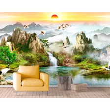 Papel Parede Painel Adesivo Animal Paisagem Criança 14m²