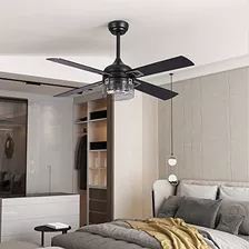 Voohek Ventiladores De Techo Con Luz Y Control Remoto, Venti