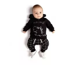 Roupa De Bebê Menino Conjunto Blusa E Calça - Dinossauro