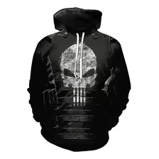 Sudadera Moderna De Calavera, Disfraz De Superhéroe De Casti