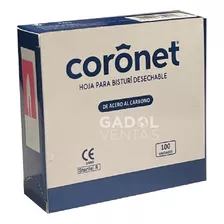 Hojas De Bisturí Coronet Caja X 100 Un. Todas Las Medidas