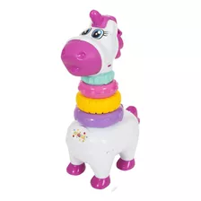 Brinquedo Baby Pony De Empilhar Com Som Maral Infantil Cor Colorido