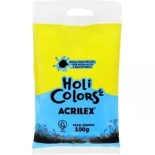 Pó Colorido Holi Para Festas Acrilex Cor Azul-turquesa