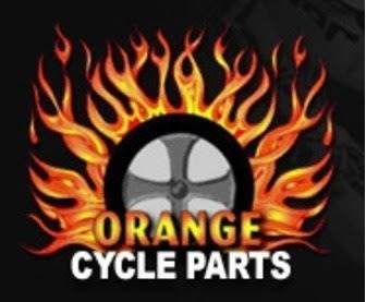 Orange Cycle Parts 3 Hole Foam Derby Cover Foto 2