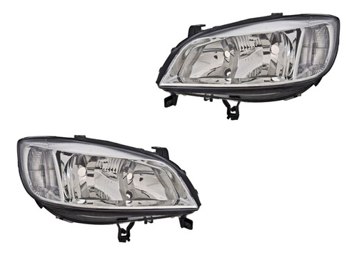 Par De Faros Depo Chevrolet Zafira 2002 2003 2004 2005 Foto 5