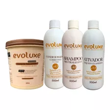 Alisamento Guanidina Evoluxe 1kg Cor De Cabelo Fragrância Do Tratamento Suave