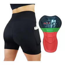 Bermuda Ciclista Bike Feminino Com Proteção Anatomica