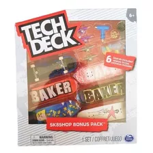 Tech Deck Sk8shop Bonus Pack Baker Skateboards Skate De Dedo