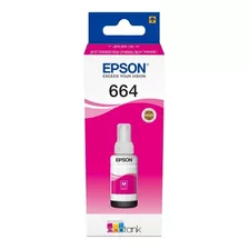 Refil Tinta Original Epson Ecotank T664 Magenta T664120 70ml