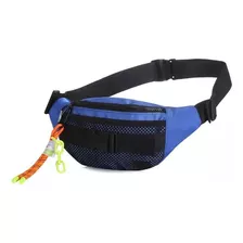 Riñonera Urbana Resistente Grande Everlast Maxi Deportiva Color Azul