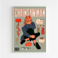 Chainsaw Man Poster Power Denji Aki