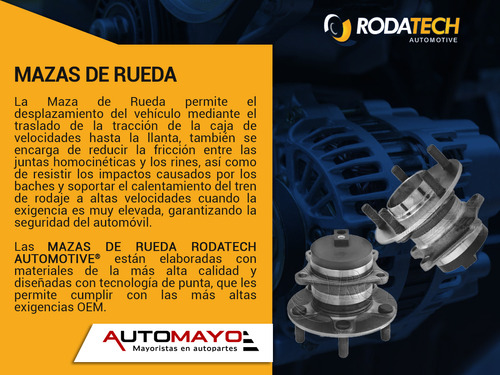 1 - Maza De Rueda Del Izq/der Rodatech Rainier L6 4.2l 04-07 Foto 7