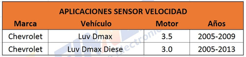 Sensor Velocidad Chevrolet Luv Dmax  Foto 7