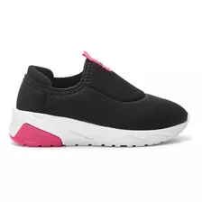 Zapatillas Molekinha Con Un Estilo Urbano Para Niñas Color Negro Diseño De La Tela Liso Talle 33 Ar