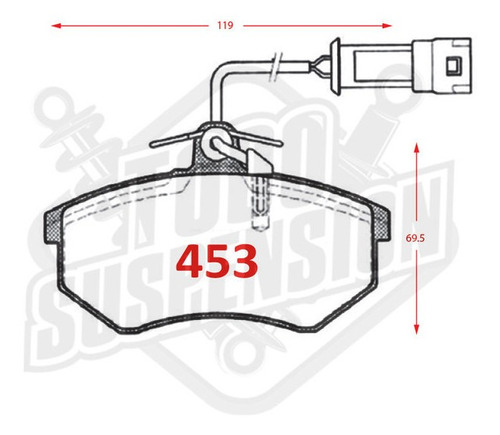 Pastilla Freno Del Volkswagen Golf Cabriolet 1.6 1994-2000 Foto 4